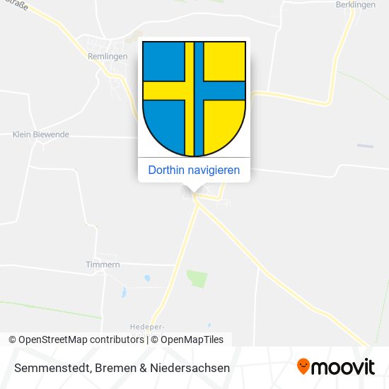 Semmenstedt Karte