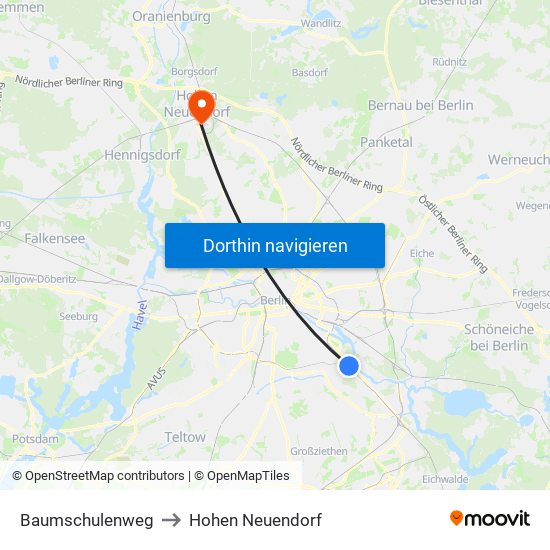 Baumschulenweg to Baumschulenweg map