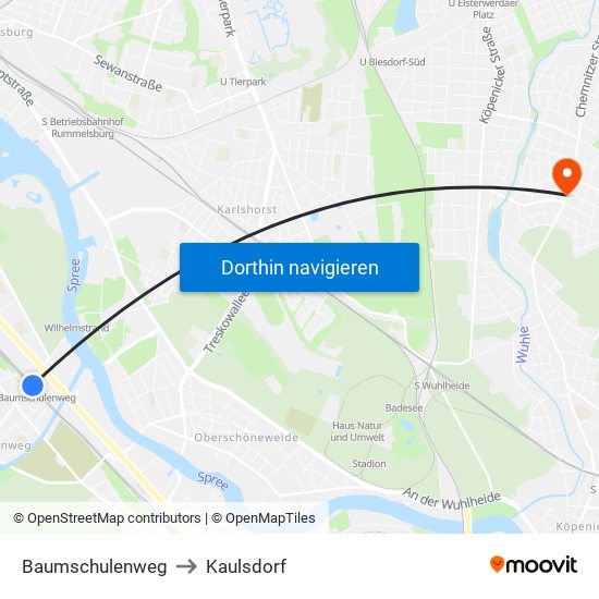 Baumschulenweg to Baumschulenweg map