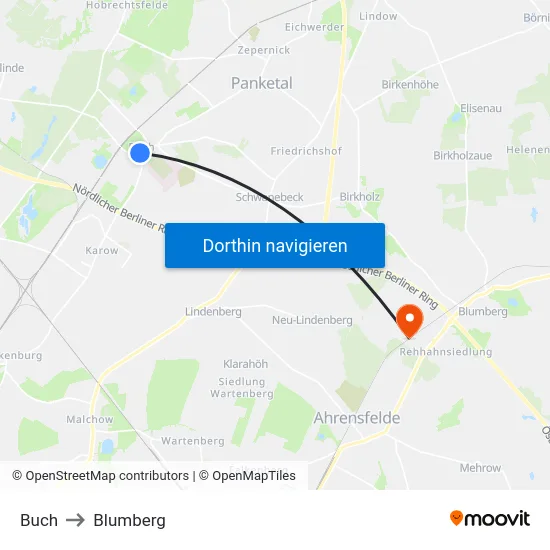 Buch to Blumberg map