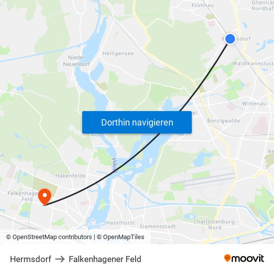 Hermsdorf to Hermsdorf map