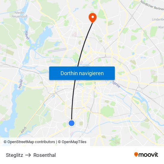 Steglitz to Rosenthal map