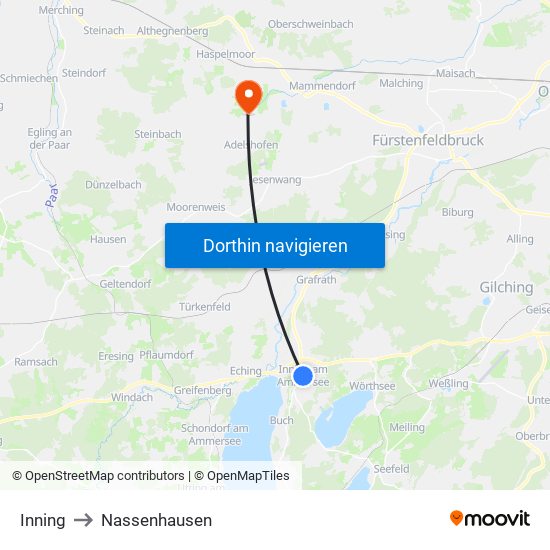 Inning to Nassenhausen map