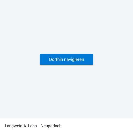 Langweid A. Lech to Neuperlach map