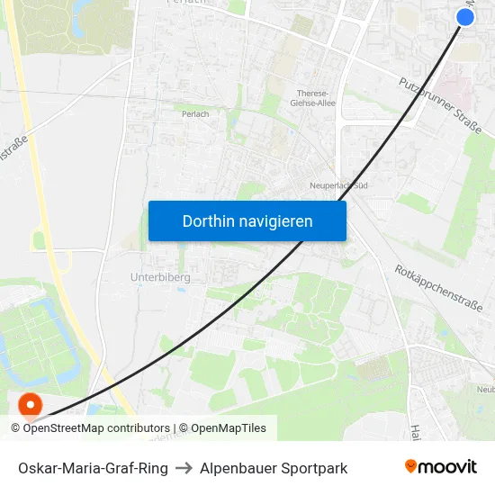 Oskar-Maria-Graf-Ring to Alpenbauer Sportpark map