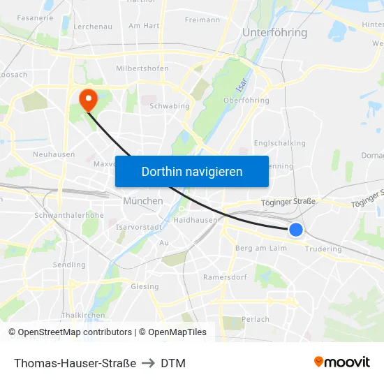 Thomas-Hauser-Straße to DTM map