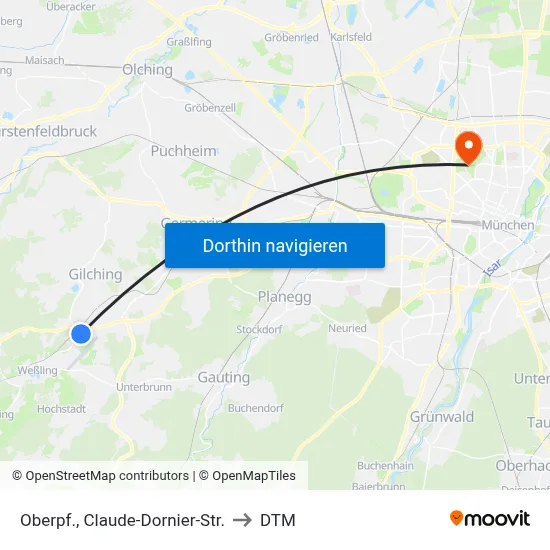 Oberpf., Claude-Dornier-Str. to DTM map