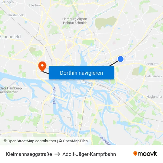 Kielmannseggstraße to Adolf-Jäger-Kampfbahn map