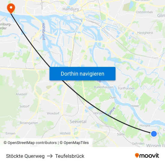 Stöckte Querweg to Teufelsbrück map