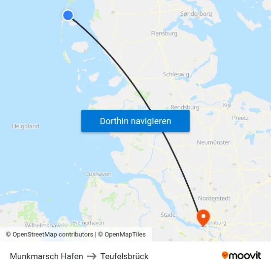 Munkmarsch Hafen to Teufelsbrück map