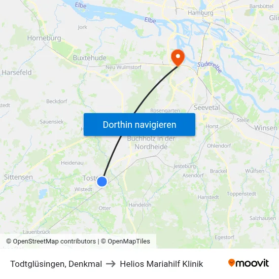 Todtglüsingen, Denkmal to Helios Mariahilf Klinik map