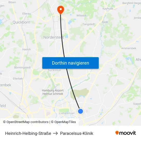 Heinrich-Helbing-Straße to Paracelsus-Klinik map