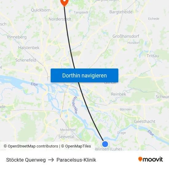 Stöckte Querweg to Paracelsus-Klinik map