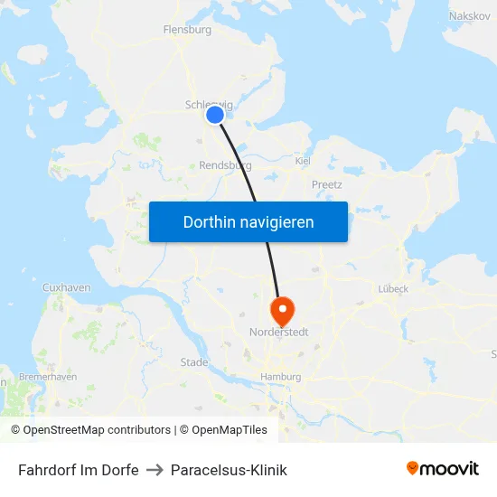 Fahrdorf Im Dorfe to Paracelsus-Klinik map