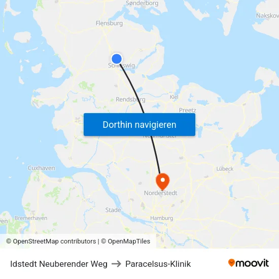 Idstedt Neuberender Weg to Paracelsus-Klinik map