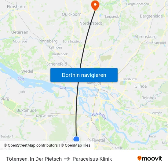 Tötensen, In Der Pietsch to Paracelsus-Klinik map
