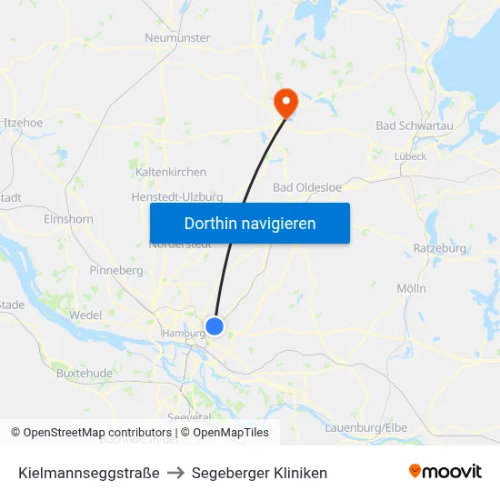Kielmannseggstraße to Segeberger Kliniken map