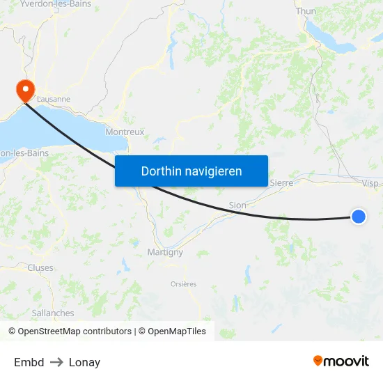Embd to Lonay map