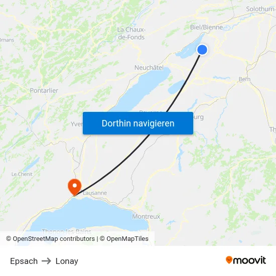 Epsach to Lonay map