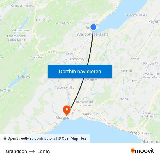Grandson to Lonay map