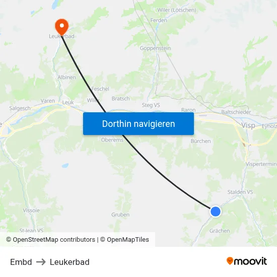 Embd to Leukerbad map
