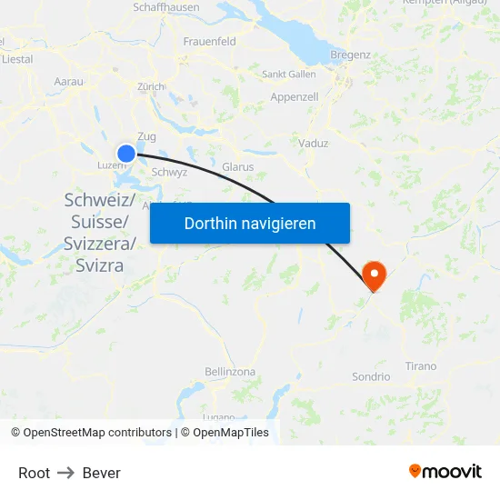 Root to Bever map