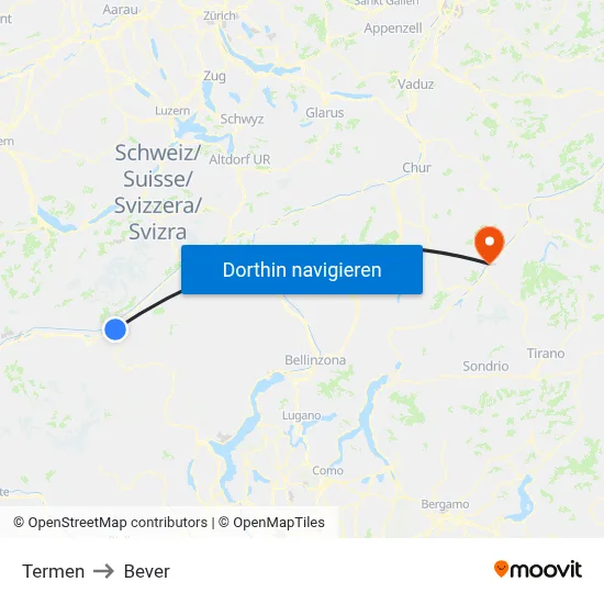 Termen to Bever map