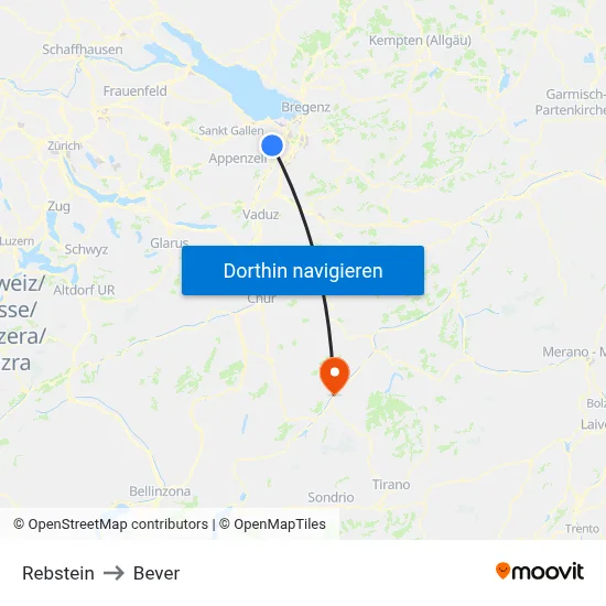 Rebstein to Bever map