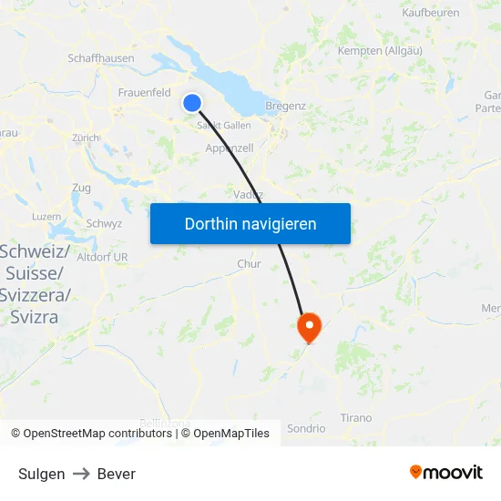 Sulgen to Bever map