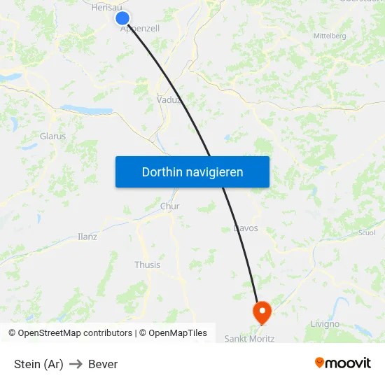Stein (Ar) to Bever map