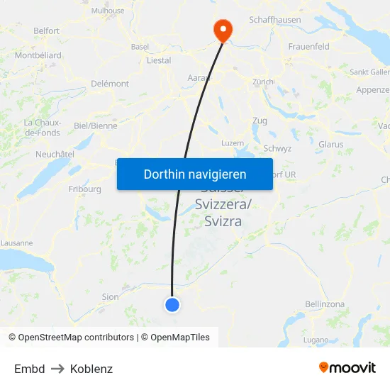Embd to Koblenz map