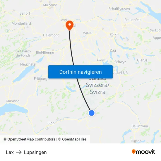 Lax to Lupsingen map