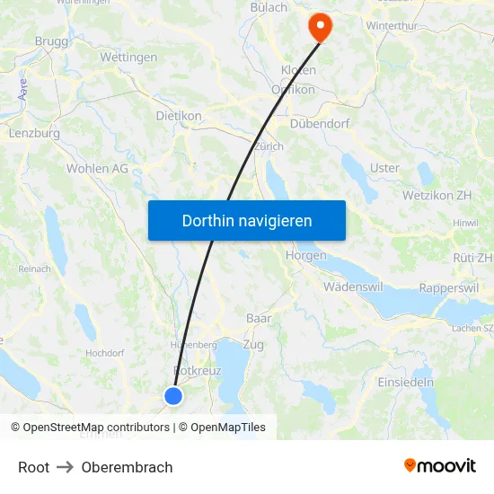 Root to Oberembrach map
