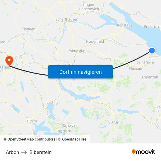 Arbon to Biberstein map