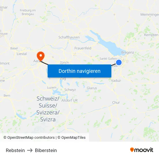 Rebstein to Biberstein map