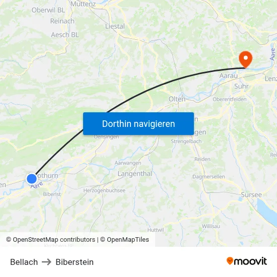 Bellach to Biberstein map