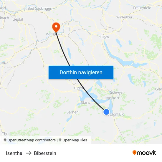 Isenthal to Biberstein map