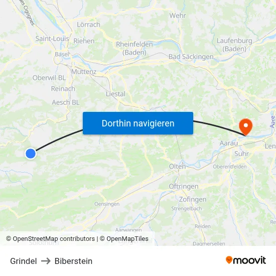 Grindel to Biberstein map