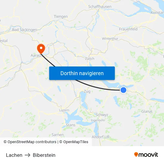 Lachen to Biberstein map