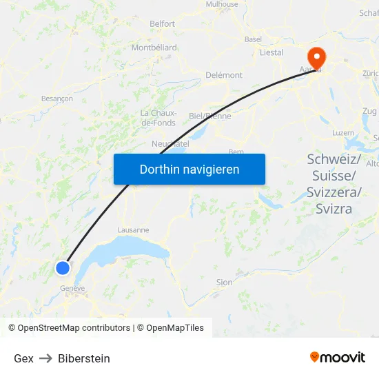 Gex to Biberstein map