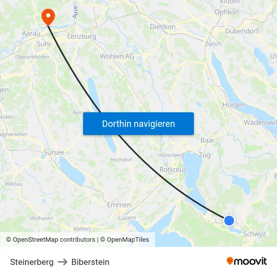 Steinerberg to Biberstein map