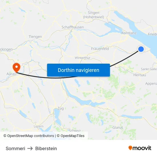 Sommeri to Biberstein map
