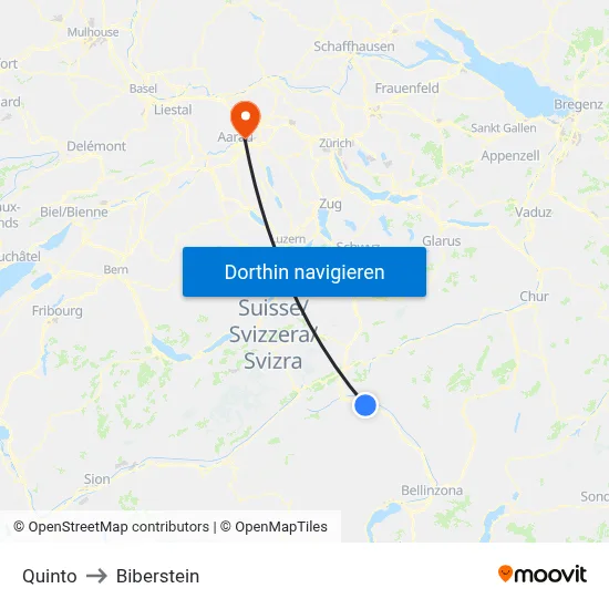Quinto to Biberstein map