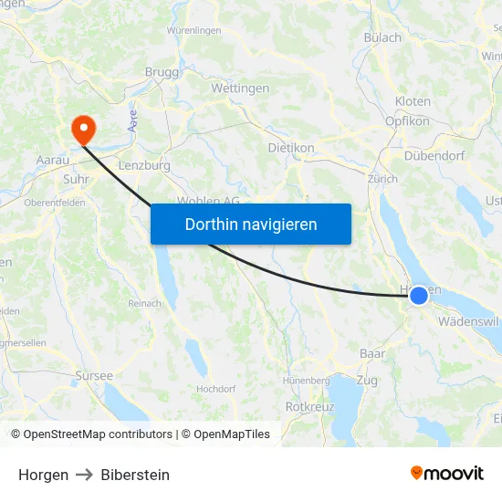 Horgen to Biberstein map