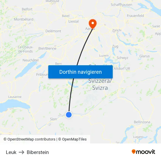 Leuk to Biberstein map