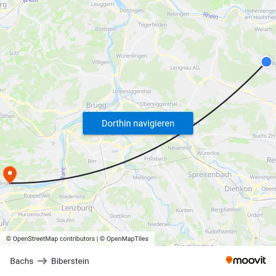 Bachs to Biberstein map