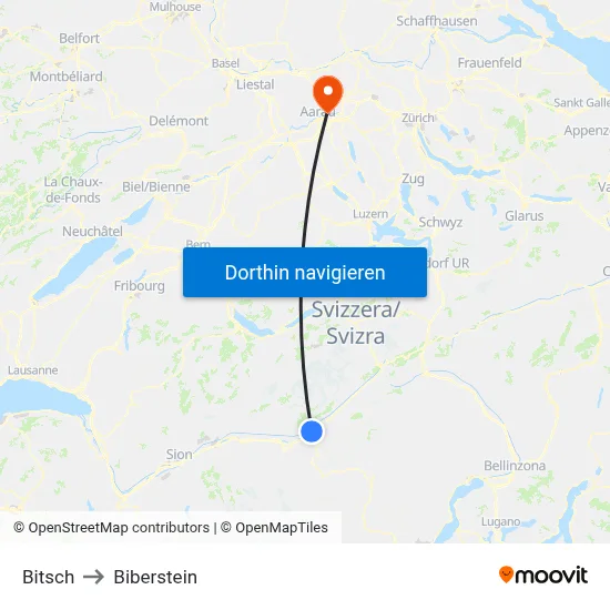 Bitsch to Biberstein map
