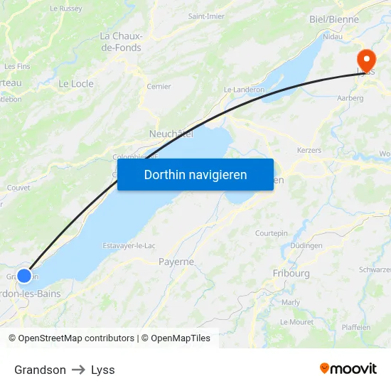 Grandson to Lyss map