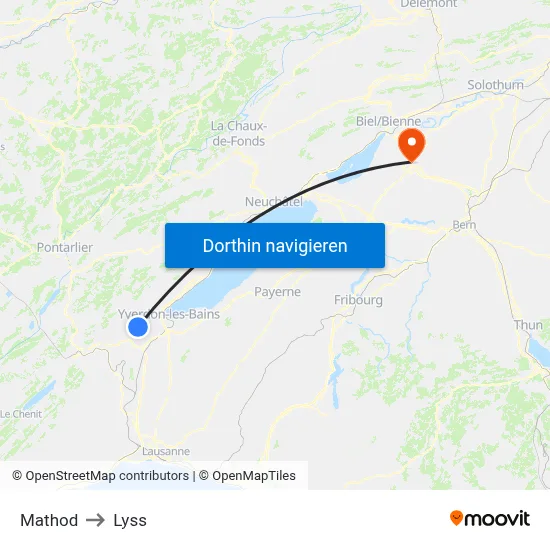 Mathod to Lyss map