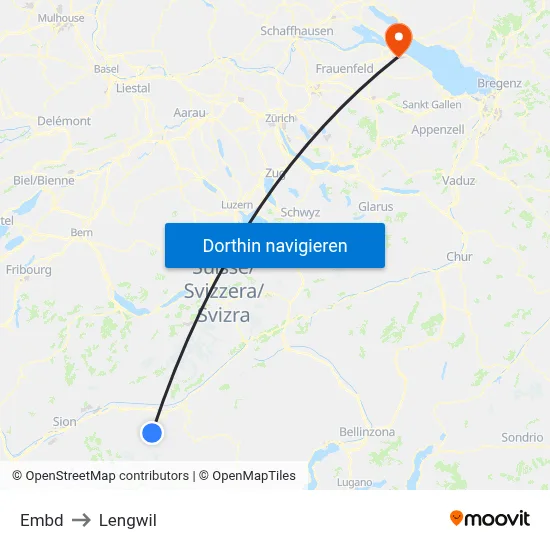 Embd to Lengwil map